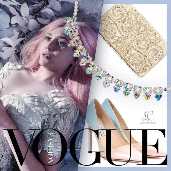Necklace for Women for Teen Girls Crystals Choker